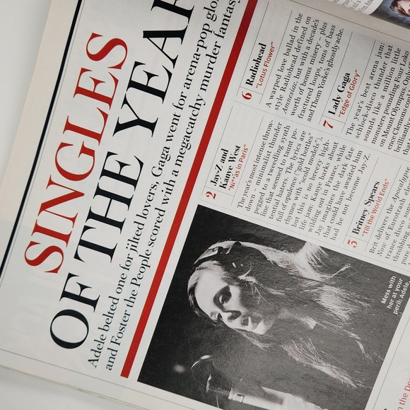 2011 IN REVIEW ROLLING STONE MAGAZINE, JAN 5, 2012, Special Double Issue 1146/47 - Picture 12 of 17